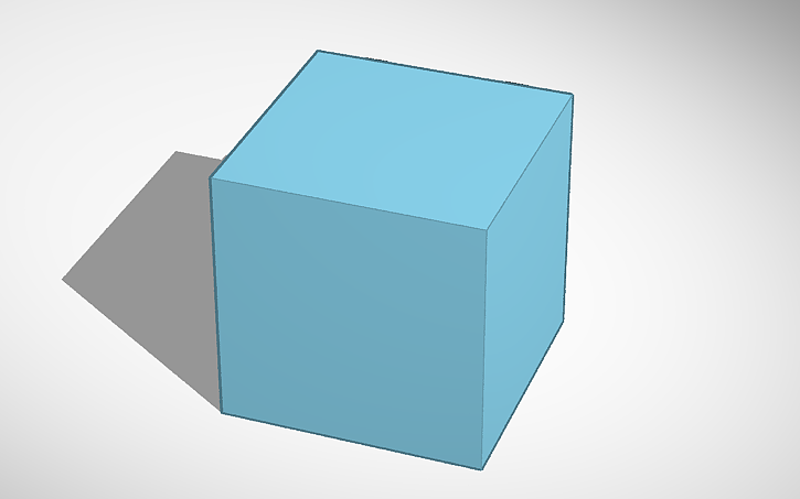 3D design Geo dash character - Tinkercad