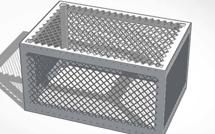Caging Designcad 3D design mesh cage - Tinkercad