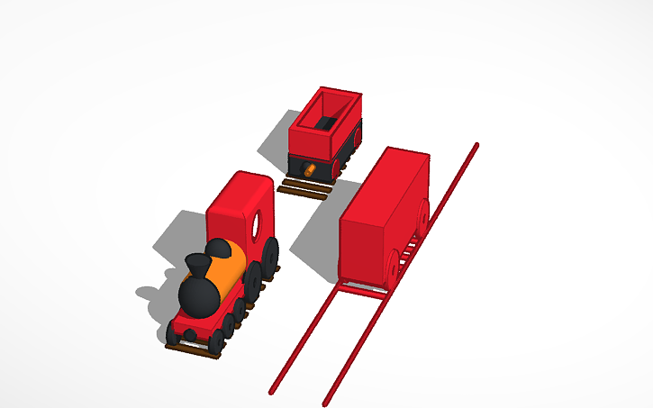 3D design Copy of Model Train - Tinkercad