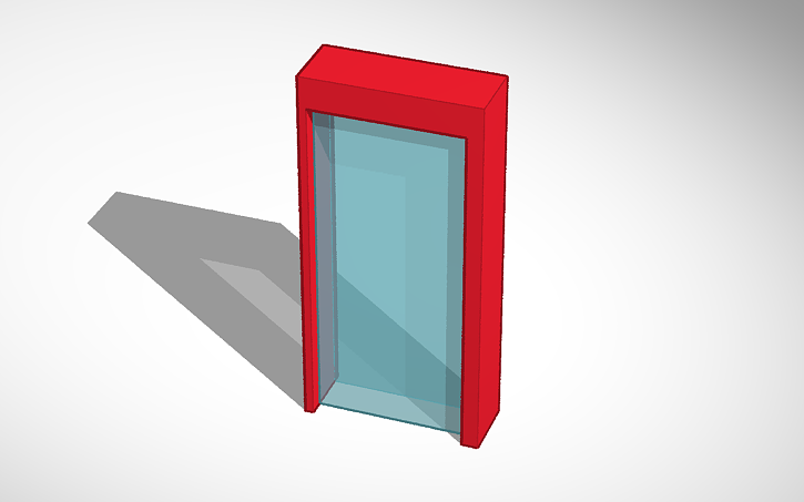 3D design Window Template - Tinkercad
