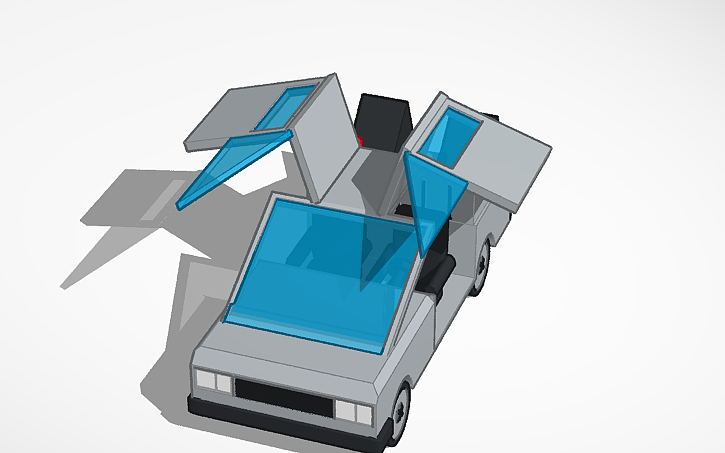 3D design Машина времени - Tinkercad