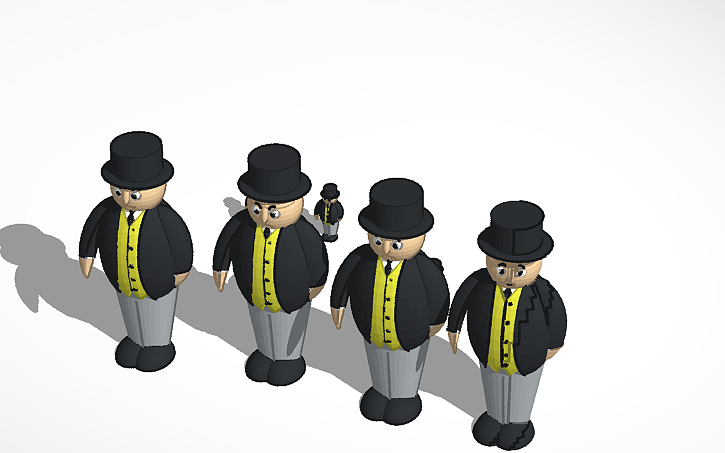 3D design The Fat Controller Multiple - Tinkercad