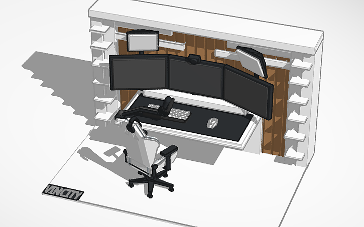 3D design PC setup - Tinkercad
