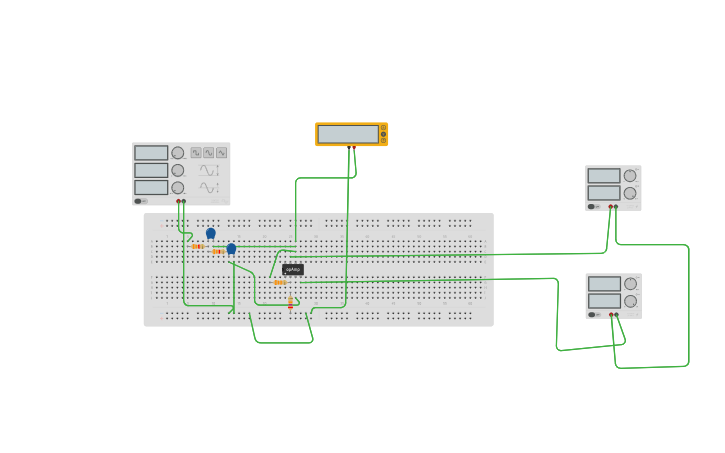 Circuit design Chebyshev second order low pass filter_Students - Tinkercad
