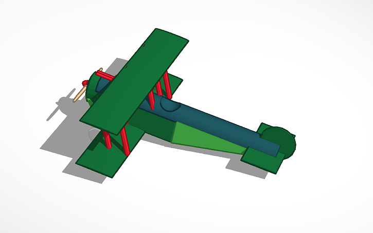 3D design sopwith camel - Tinkercad