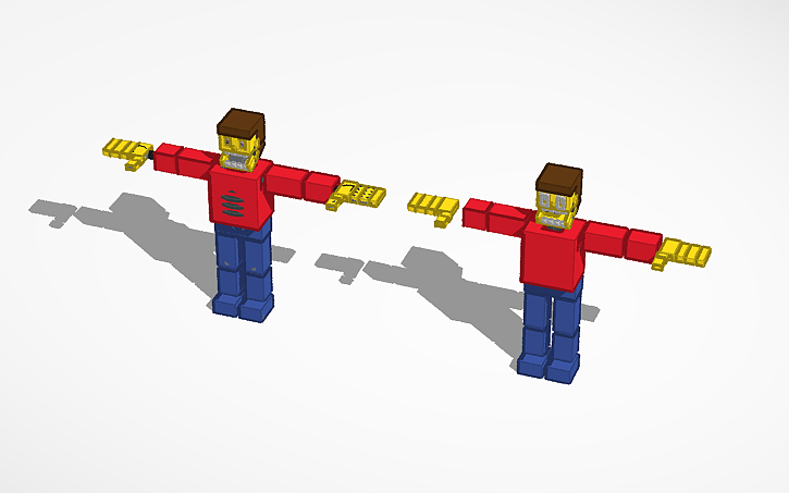 3D design Blocky - Tinkercad