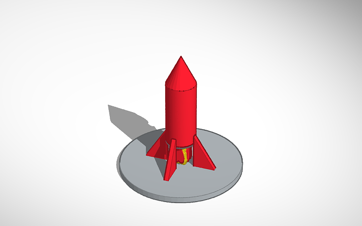 3D design Vbo yarışma roket - Tinkercad