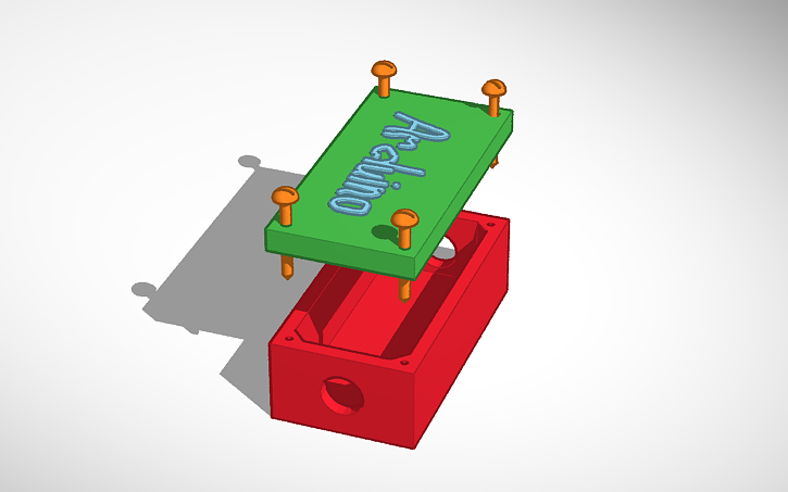 3D design Box arduino - Tinkercad