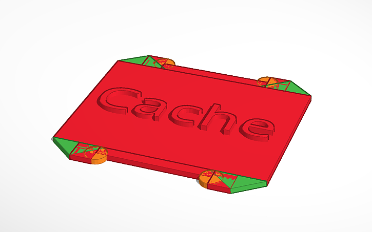 3D design Cache - Tinkercad