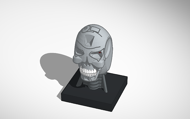 3D design terminator - Tinkercad