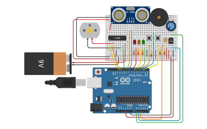 Circuit design set_of_arduino - Tinkercad