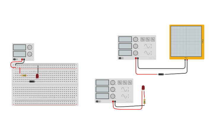 Circuit design Dioda - Tinkercad
