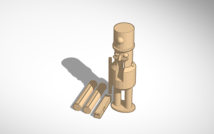 3D design Nutcracker - Tinkercad
