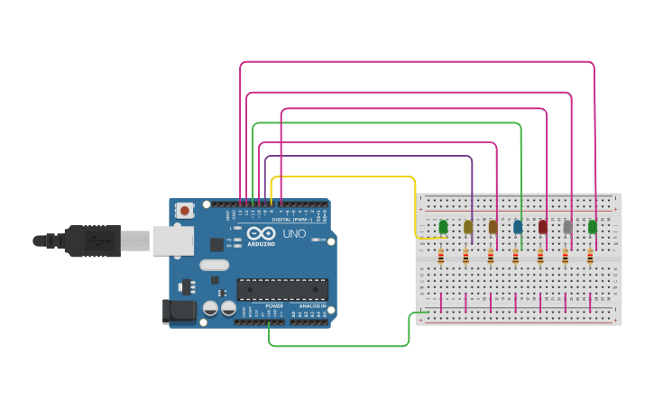 Circuit design arduino - Tinkercad