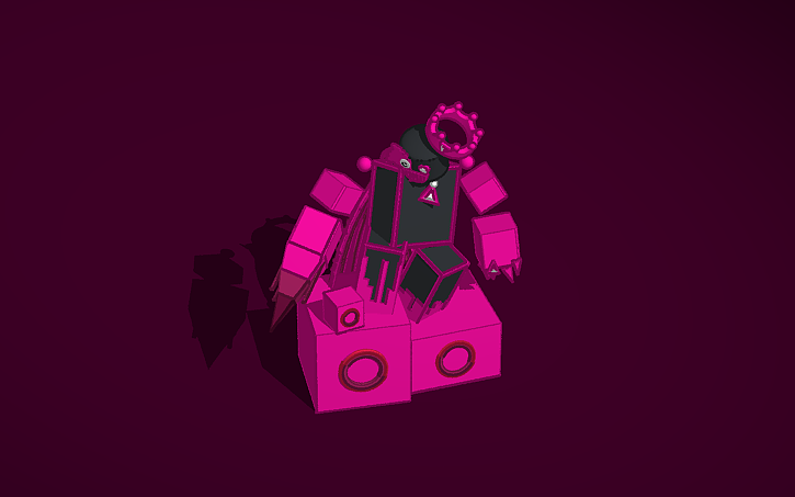 3D design Annihilation John doe Icon (Forsaken) - Tinkercad