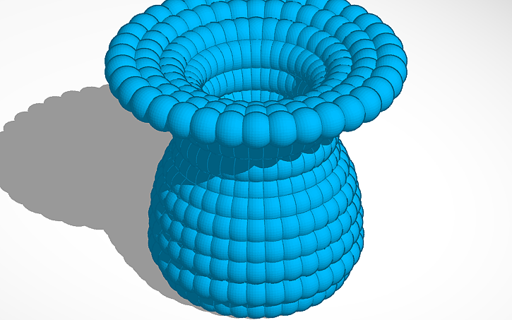 3D design 花瓶 - Tinkercad
