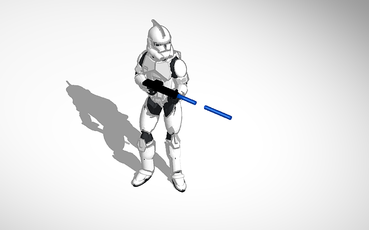 3D design Clone Trooper (Defense, Clone Wars) - Tinkercad