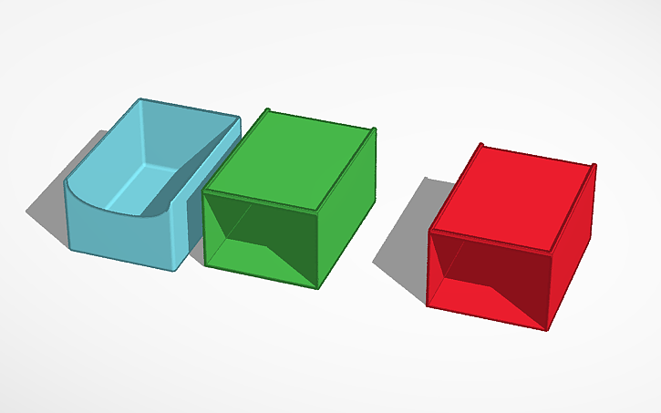 3D design Stackable Big Boxes - Tinkercad