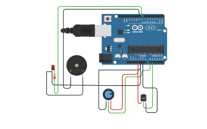 Circuit design TCM - Tinkercad