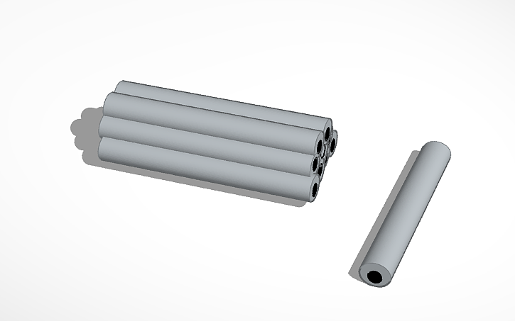 3D design Metal logs - Tinkercad