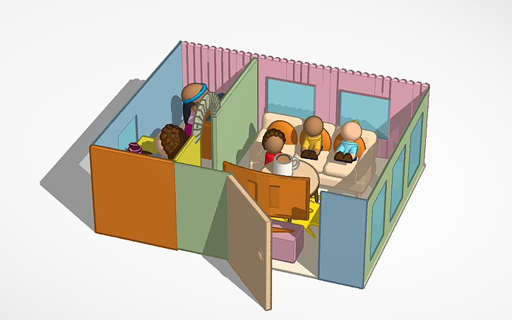 3D design Lounge and Kitchen: Submission to Interior Design Challenge ...