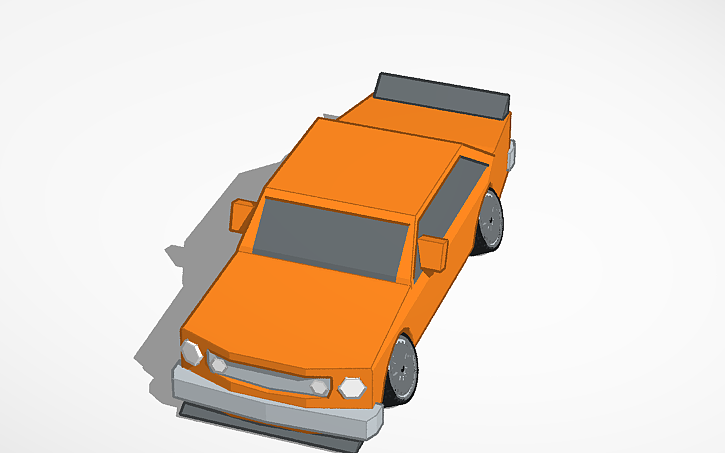 3D design Tinkercad Tuner Car - Tinkercad