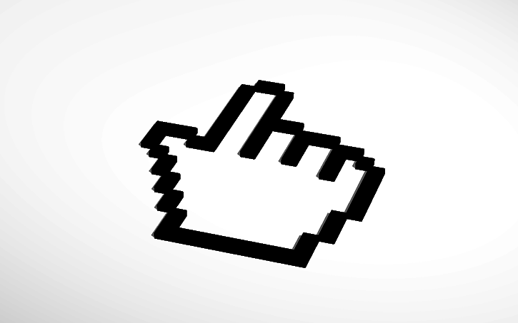 3D design Mouse Cursor (Type_Pointer) - Tinkercad