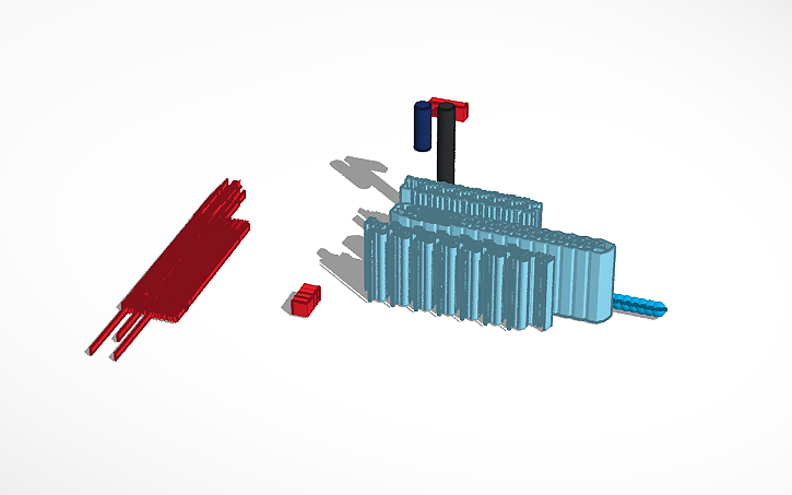 3D design Lag Machine - Tinkercad