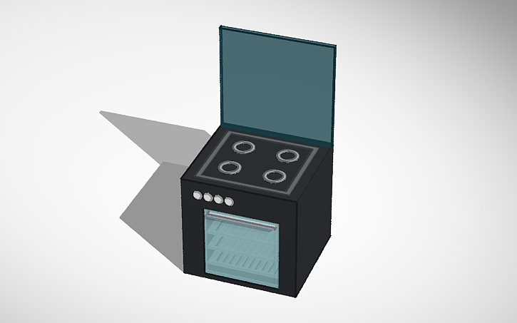 3D design Cooking Range - Tinkercad