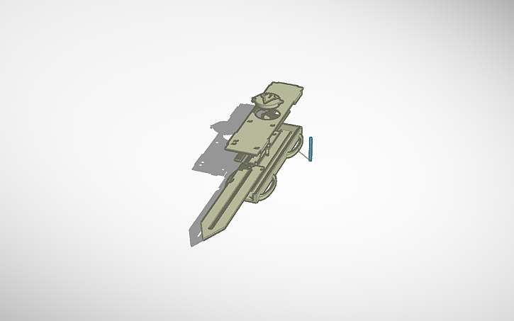 3D design Hidden blade - Tinkercad