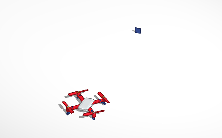 3D design Drone 3D Model - Tinkercad