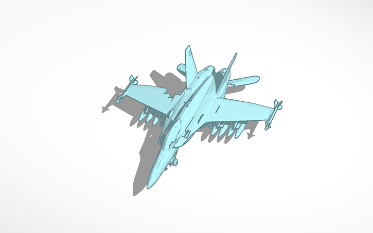 3D design Jet - Tinkercad