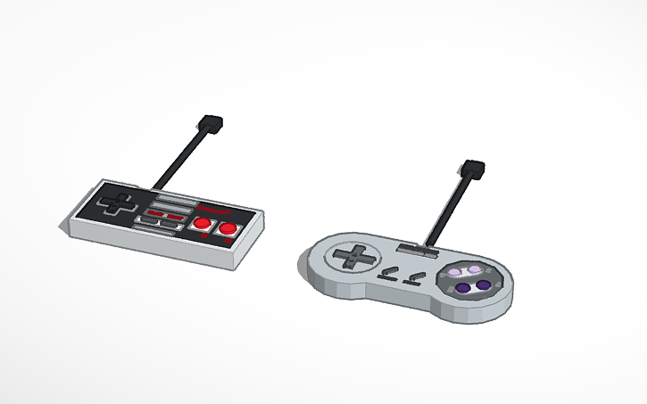3D design Controllers - Tinkercad