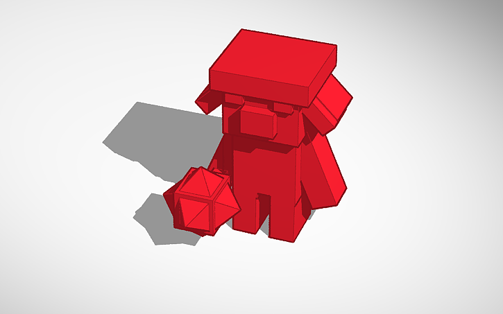3D design mace runt - Tinkercad
