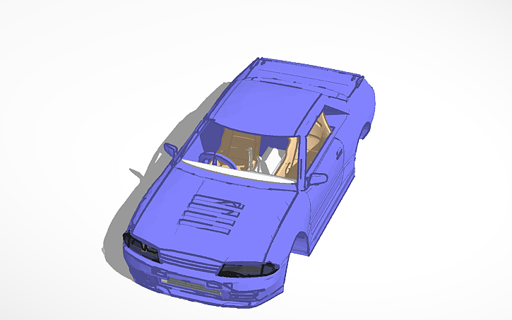3D design Nissan skyline R32 - Tinkercad