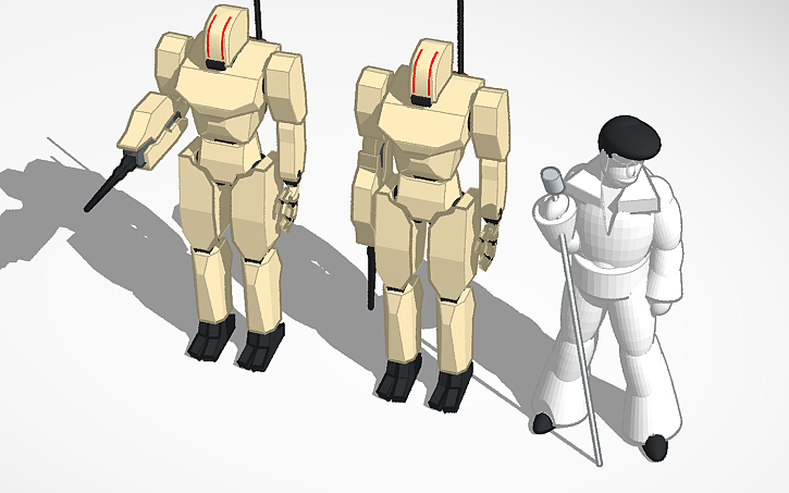 3D design Standard Soldier droids - Tinkercad