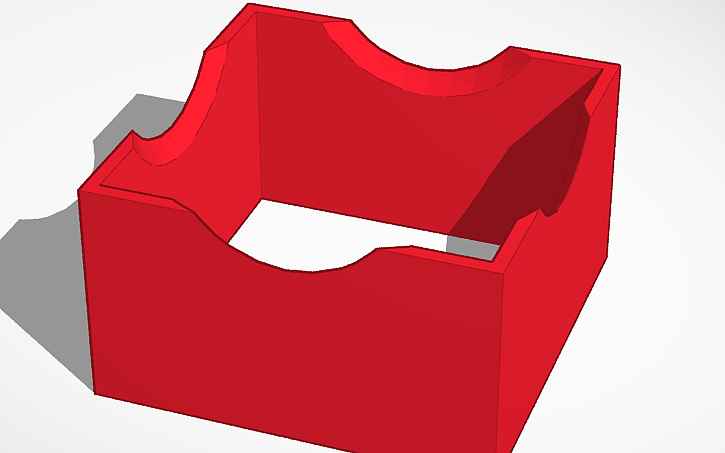 3D design 8CM Christmas bauble support - Tinkercad
