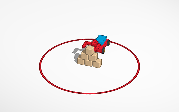 3D design Move The boxes Robot challenge - Tinkercad