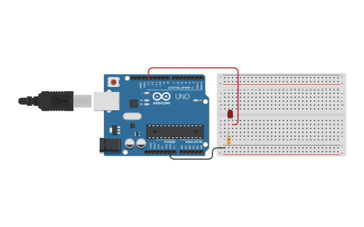 Circuit design Example 1 v1 - Tinkercad