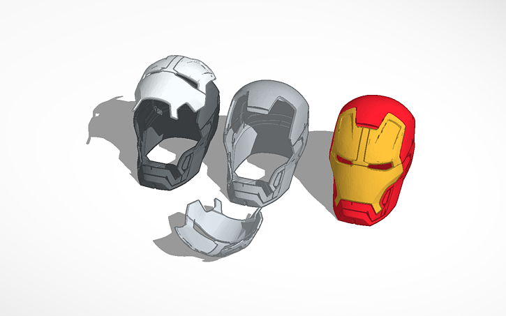 autocad iron man helmet Tech On Avengers Nikko Industries IRONMAN MASK