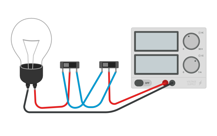 Circuit design 3 way switch - Tinkercad
