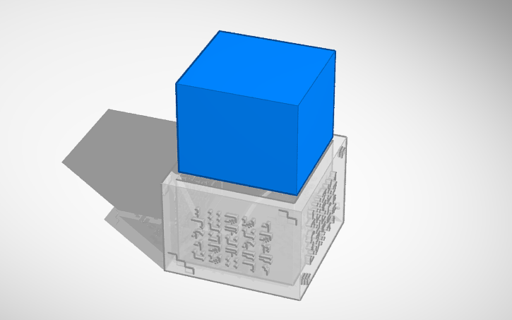 3D design A Minecraft movie Orb of dominance and earth crystal - Tinkercad