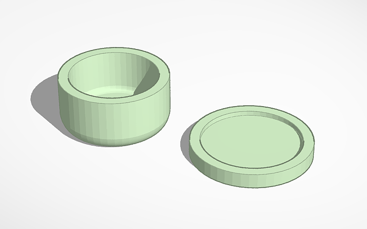 3D design pot design - Tinkercad