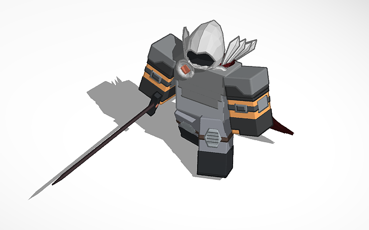 3D design gladiator of TDS (Tower Defense Simulator) - Tinkercad