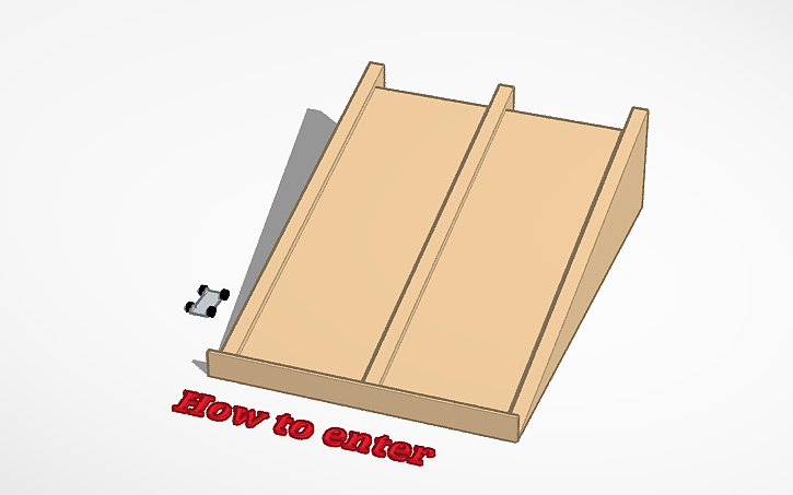 3D design rx7 for down hill drag race - Tinkercad