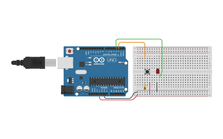 Circuit design ШМИ-2 Arduino Blockly -- Урок 2-1 - Tinkercad