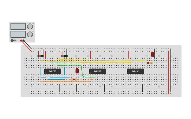 Circuit design Problem - Tinkercad