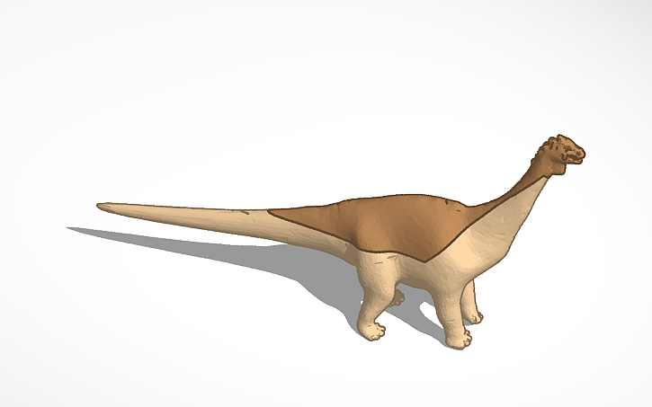 3D design diplodocus - Tinkercad