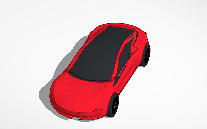 3D design tesla - Tinkercad