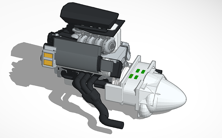3D design Engine with trans. - Tinkercad